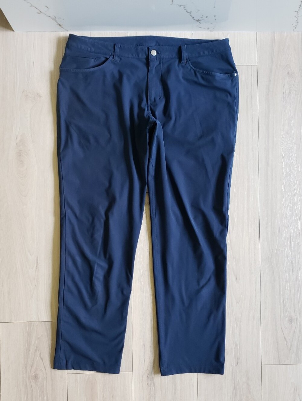 Lululemon ABC Pant Classic Mens 36 True Navy Stretch Golf Trouser